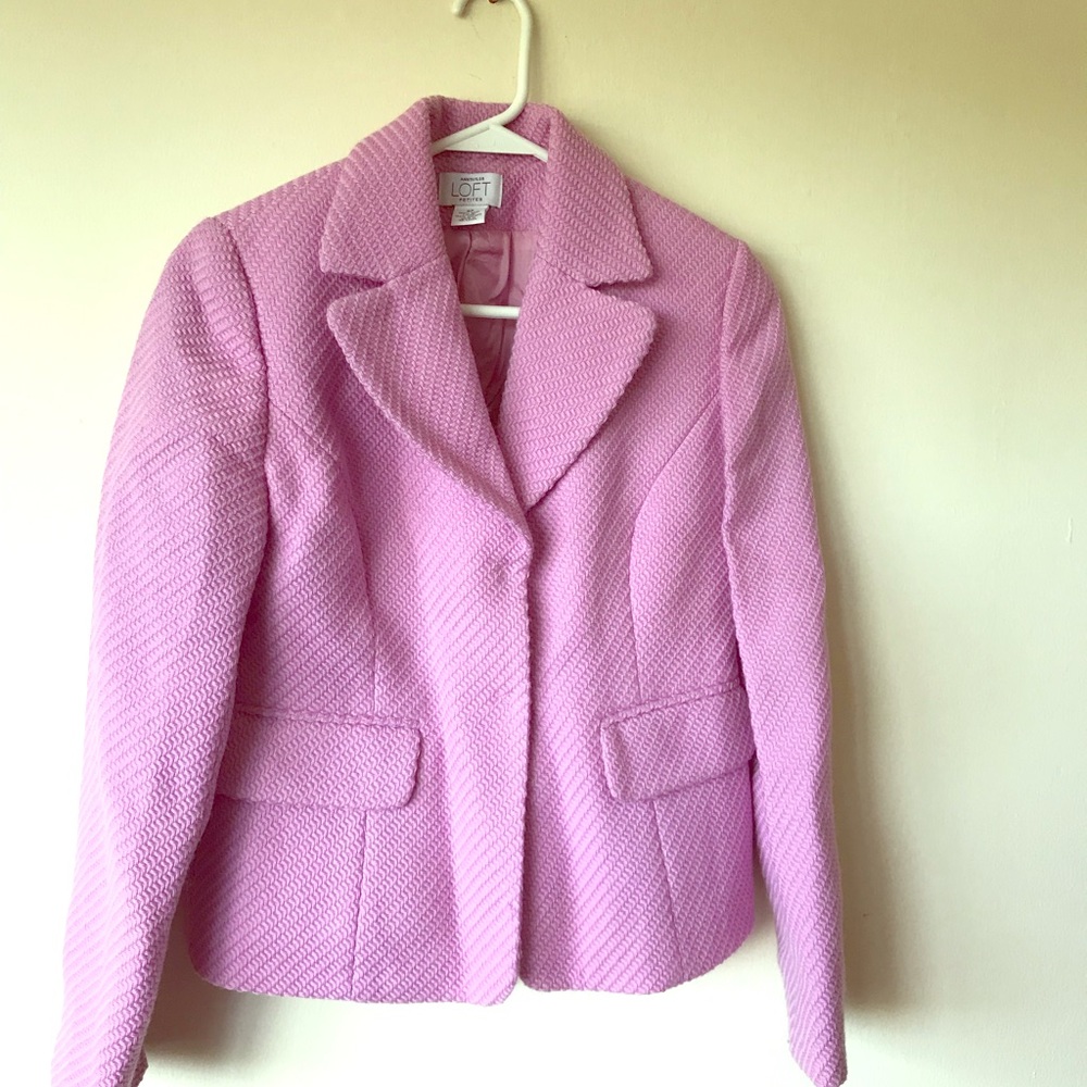 100% Wool Pink Blazer
